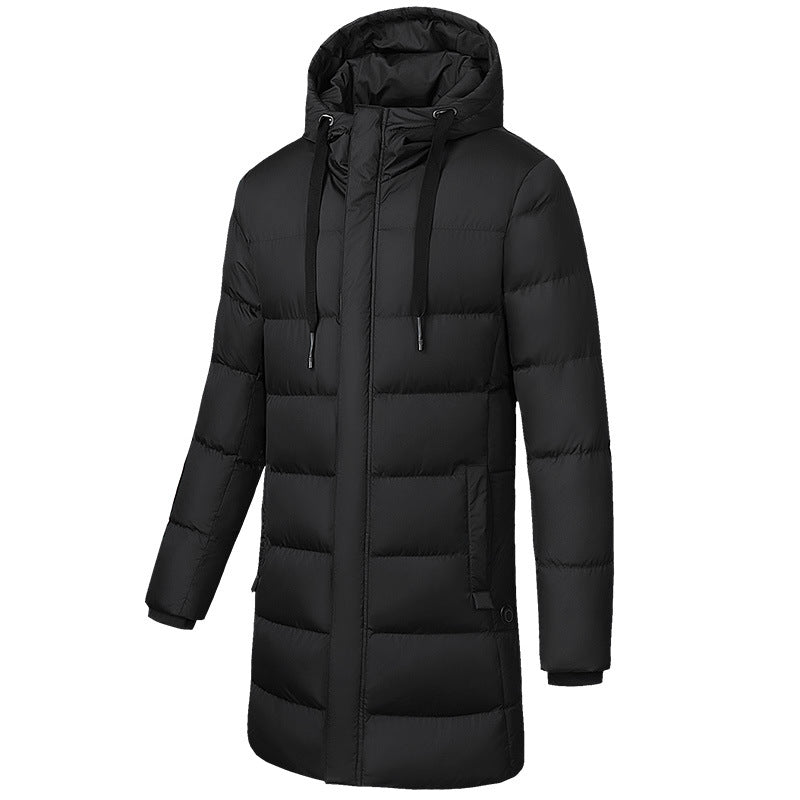 Custom Logo Men Coats Waterproof Insulated Mens Winter Elec Heating Outwear Parka Heated down Jackets Long Jacket