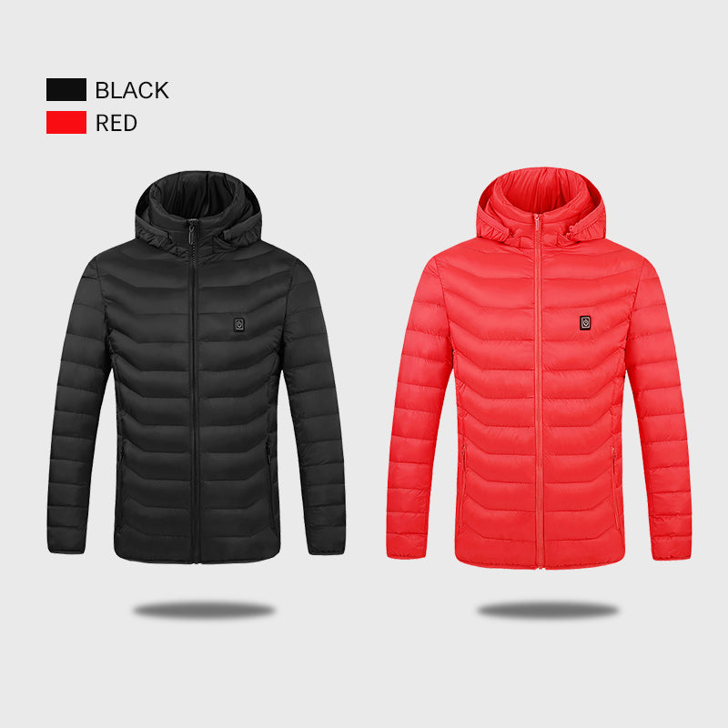 USB Rechargeable Heated Jacket OEM Wholesale Warm Coat down Jacket Puffer Coat Outdoor Winter