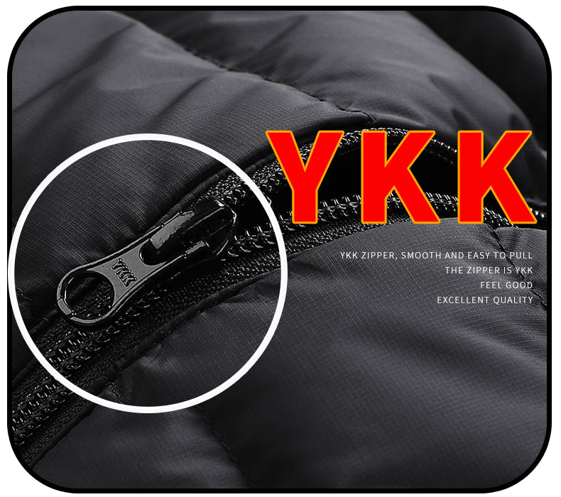 Heated Jacket USB Rechargeable Removable Battery Waterproof