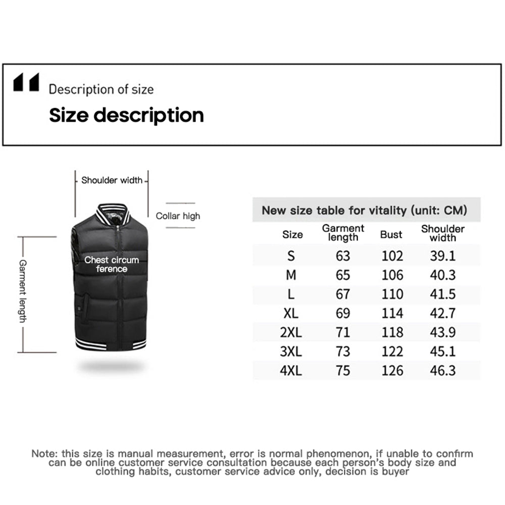 5 Areas Self Heating Vest